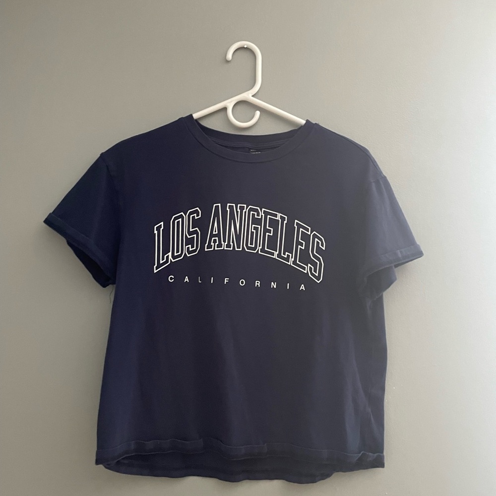 Cropped los angeles tee